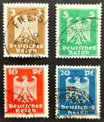 Weimar: 4X Neuer Reichsadler 1924, Postzegels en Munten, Postzegels | Europa | Duitsland, Overige periodes, Ophalen of Verzenden
