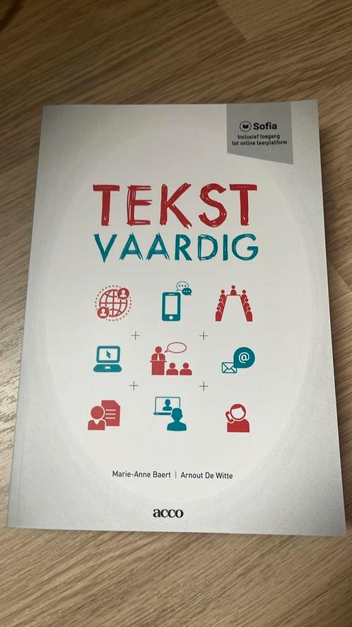 Marie-Anne Baert - Tekstvaardig, Boeken, Wetenschap, Zo goed als nieuw, Ophalen of Verzenden