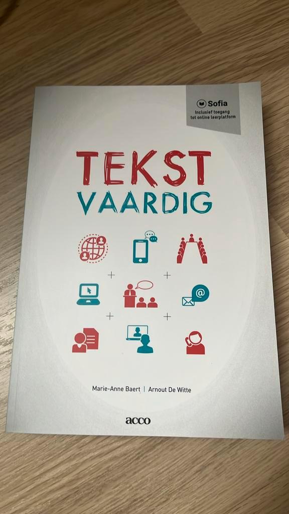 Marie-Anne Baert - Tekstvaardig, Boeken, Wetenschap, Zo goed als nieuw, Ophalen of Verzenden