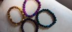 Armbanden, Handtassen en Accessoires, Armbanden, Nieuw, Elastiek, Met bedels of kralen, Verzenden