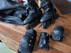 Inline skates, met bescherming en zak, Sport en Fitness, Skeelers, Ophalen, Gebruikt, Heren, Inline skates 4 wielen