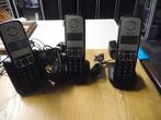 draagbare telefoons set van 3 toestellen, Telecommunicatie, Vaste telefoons | Handsets en Draadloos, Ophalen of Verzenden, Zo goed als nieuw