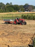 Tuinenleuckx minitractor werktuigen kraan & chauffeur tehuur, Zakelijke goederen, Nieuw, Tot 80 Pk, 250 tot 500 cm, Ophalen