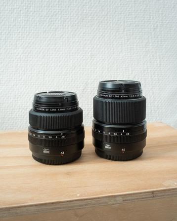Fujifilm GF 45mm f/2.8 en 63mm f/2.8 beschikbaar voor biedingen