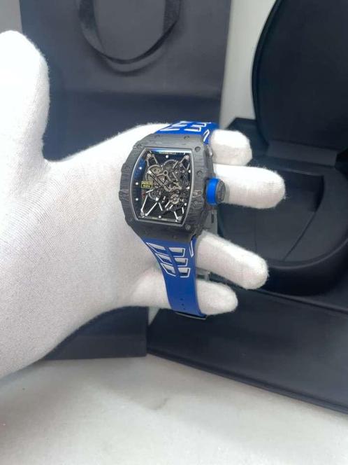 richard mille 35-01 blauw met wit, Handtassen en Accessoires, Horloges | Heren, Nieuw, Polshorloge, Overige merken, Ophalen of Verzenden