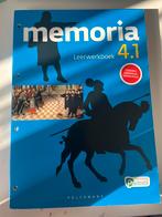 Memoria 4.1 geschiedenis, Boeken, Ophalen of Verzenden, Zo goed als nieuw, Geschiedenis