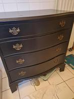 Heerlijk klein zwart dressoir met laden, Huis en Inrichting, Ophalen, Gebruikt