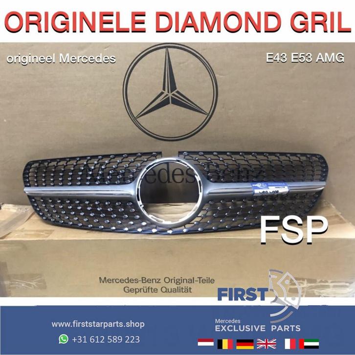 W213 C238 A238 S213 AMG DIAMOND GRIL origineel Mercedes E KL, Autos : Pièces & Accessoires, Autres pièces automobiles, Mercedes-Benz