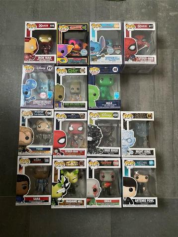 Lot funko pops beschikbaar voor biedingen