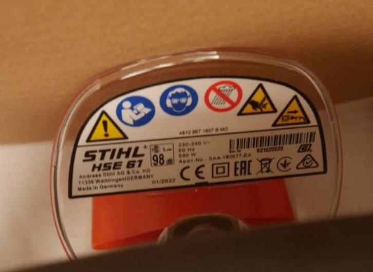 Taille haie électrique filaire STIHL HSE61, Tuin en Terras, Heggenscharen, Zo goed als nieuw, Elektrisch, Ophalen