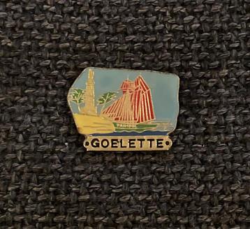 PIN - GOELETTE - PAIMPOL - VOILIER - ZEILBOOT, Envoi, Utilisé, Autres sujets/thèmes, Insigne ou Pin's