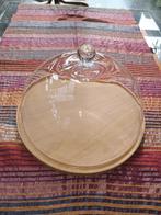 Glazen kaasstolp diameter 30cm, Ophalen, Zo goed als nieuw