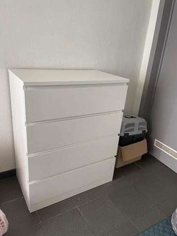 Ikea Malm Ladekast Wit, Huis en Inrichting, Kasten | Ladekasten, Ophalen, Gebruikt