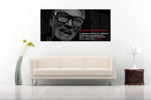 XL groot Canvas 106x56cm SNATCH BRICK TOP QUOTE Nemesis, Huis en Inrichting, Woonaccessoires | Wanddecoraties, Nieuw, Ophalen of Verzenden