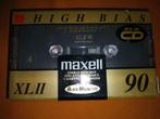 Cassette/ maxell high bias xl ii 90, Cd's en Dvd's, Cassettebandjes, Overige genres, Ophalen of Verzenden, Onbespeeld, 1 bandje