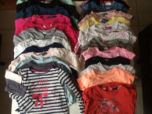 T-shirt fille été (5/6 ans) - manches courtes ou longues, Kinderen en Baby's, Kinderkleding | Maat 110, Gebruikt, Meisje, Ophalen