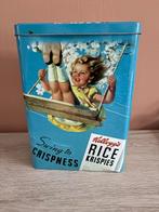 Kellogs rice krispies blikken doos, Verzamelen, Ophalen, Zo goed als nieuw