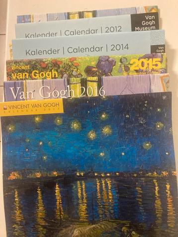 Unieke collectie Van Gogh-kalenders 2012–2025 – 33 stuks. beschikbaar voor biedingen