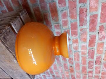 lampekap in glas, Huis en Inrichting, Ophalen, Zo goed als nieuw