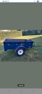 Saris aanhangwagentje 150x90 met identificatieplaatje, Auto diversen, Aanhangers en Bagagewagens, Ophalen, Gebruikt