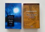 2 thrillers Karin Fossum, in perfecte staat  Eva's oog Wie d, Ophalen of Verzenden, Gelezen