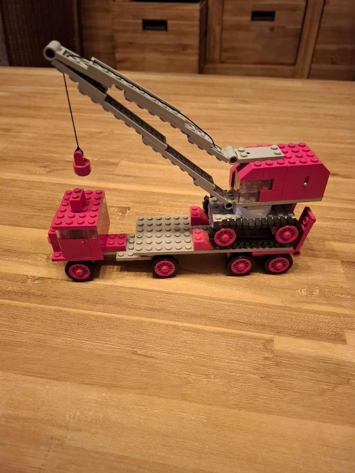LEGO 377 KRAAN + VRACHTWAGEN 1971, Kinderen en Baby's, Speelgoed | Duplo en Lego, Gebruikt, Lego, Complete set, Ophalen of Verzenden