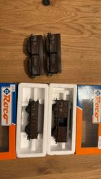 Set van 4 OBB goederenwagens, Ophalen, Gebruikt, Gelijkstroom, Wagon