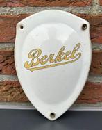 Schildje emaille, Berkel weegschaal, Verzamelen, Ophalen of Verzenden, Zo goed als nieuw, Reclamebord