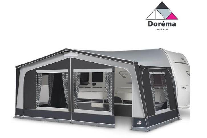 Voortent Dorema Monza 270 maat 10, Caravanes & Camping, Auvents, Dorema, Enlèvement