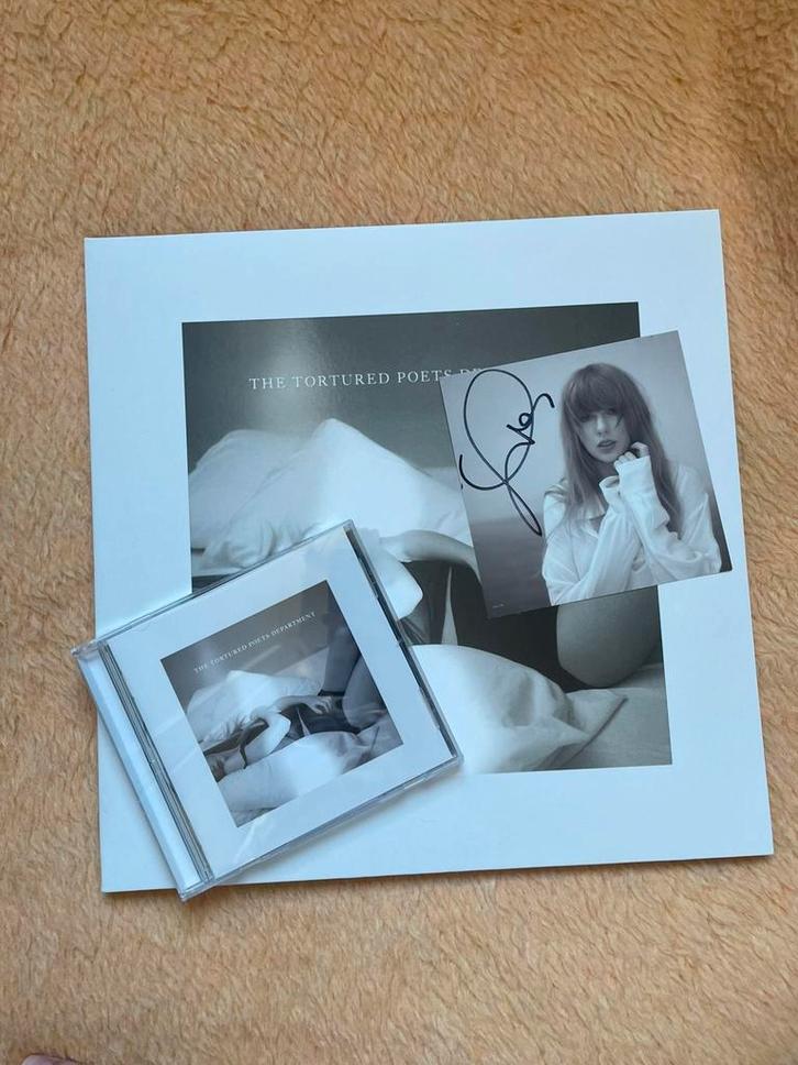 Taylor Swift signed TTPD CD en vinyl, Cd's en Dvd's, Vinyl | Pop, Ophalen