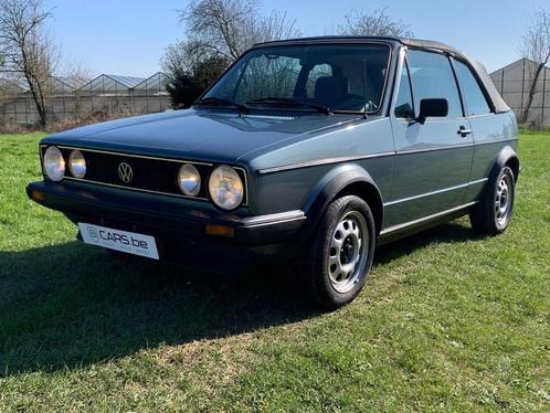 Volkswagen GOLF Cabriolet MK1 1.8 90hp 1st paint 100% origin, Auto's, Oldtimers, Bedrijf, Te koop, Metaalkleur, Open dak, Radio