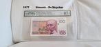 100 frank Beyaert - 1977 - Pmg-67, Postzegels en Munten, Bankbiljetten | België, Verzenden, Los biljet