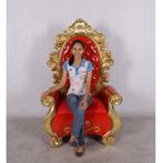 Santa’s Throne – Troon – Kerstman Hoogte 162 cm