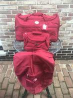 NIEUWE DRIEDELIGE SET REISTAS TRAVEL & PLEASURE, Ophalen of Verzenden, Nieuw, Rood
