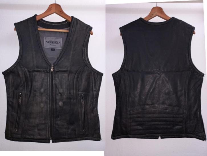 Gillet de Moto Cuir neuf solde prix 45€, Motos, Vêtements | Casques de moto, Femmes, Hommes, Neuf, avec ticket, Enlèvement ou Envoi