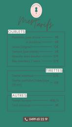 Couturière retoucheuse, Enlèvement, Comme neuf