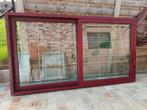 Aluminium schuifraam, vast raam en vliegenraam, Doe-het-zelf en Bouw, Ophalen, Gebruikt, Aluminium