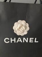 CHANEL grote shopping zak met bloem, Ophalen of Verzenden