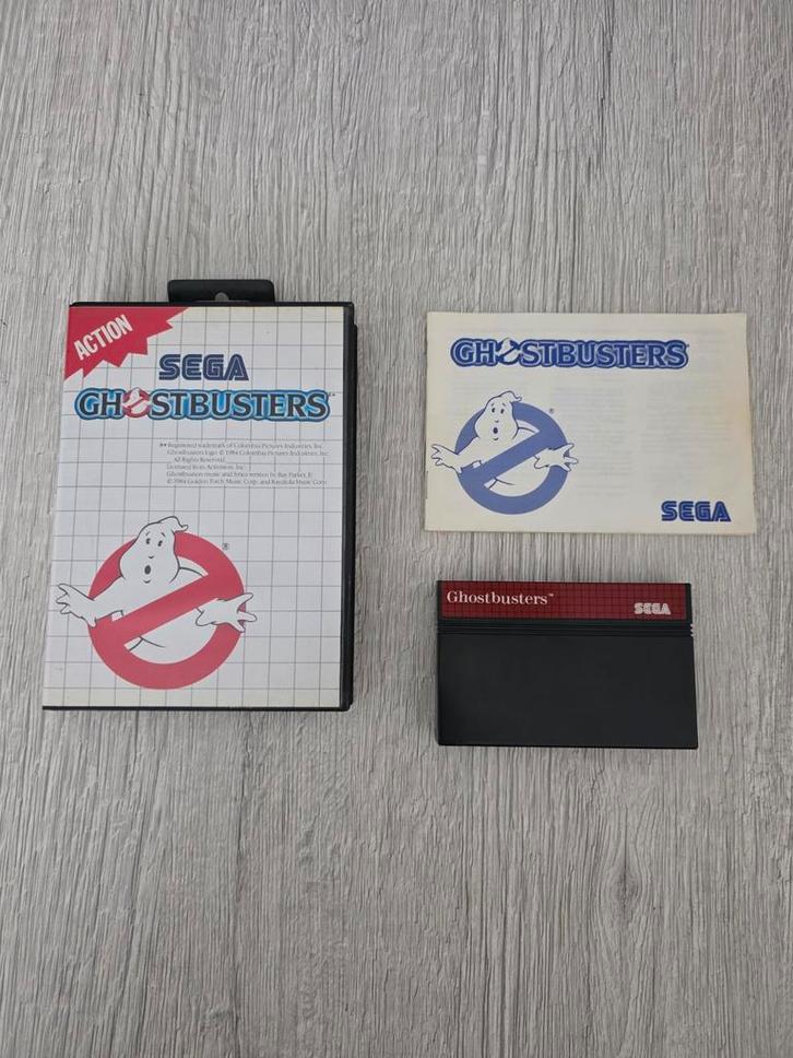 Ghostbusters Sega Master System Complet, Consoles de jeu & Jeux vidéo, Jeux | Sega, Utilisé, Master System, Aventure et Action