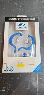 sport oortjes, Runtastic fitness, blauw, waterdicht, nieuw, Ophalen of Verzenden, Nieuw