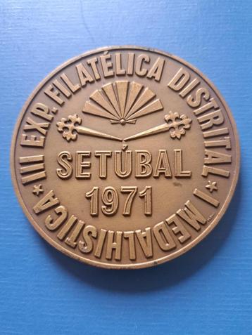 1971 Portugal postzegel tentoonstelling Setúbal M. Silva beschikbaar voor biedingen