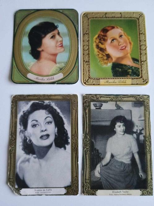 Vieilles stars de cinéma des années 1940 et 1950, Collections, Photos & Gravures, Utilisé, Gravure, 1940 à 1960, Envoi