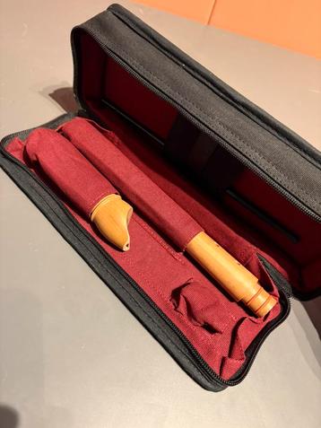 Aura blokfluit (alt) – beukenhout – met luxe etui, muziek beschikbaar voor biedingen