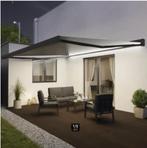 zonneluifel ESTELLE 4.00 x 3.50m gemotoriseerd + verlichting, Tuin en Terras, Ophalen, Elektrisch
