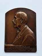 Médaille de bronze Jules Delruelle 1929 Devreese, Bronze, Enlèvement ou Envoi