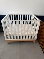 Babypark hout/wit, Kinderen en Baby's, Babyparken, Ophalen, Gebruikt, Rechthoekig, In hoogte verstelbaar