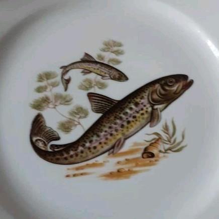 wunsiedel Bavaria porselein, 7 borden en kommetje, Antiek en Kunst, Antiek | Porselein, Ophalen