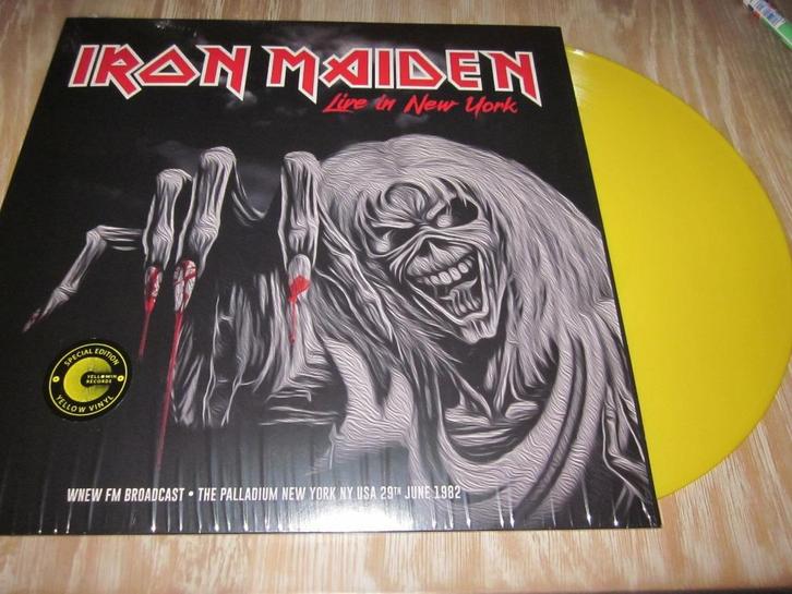 IRON MAIDEN - Live in New York ( color vinyl), Cd's en Dvd's, Vinyl | Hardrock en Metal, Zo goed als nieuw, Ophalen of Verzenden