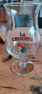 Zeldzaam la chouffe  rode tekst zwart omrand 25cl, Ophalen of Verzenden, Gebruikt