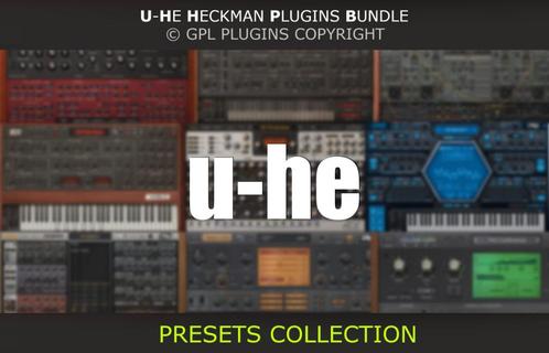 U-He Heckman Plugins Bundle with the best plugins collection, Informatique & Logiciels, Logiciel Audio, Neuf, MacOS, Windows, Enlèvement ou Envoi